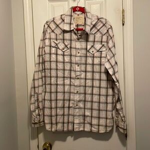 Wrangler long sleeves button up shirt